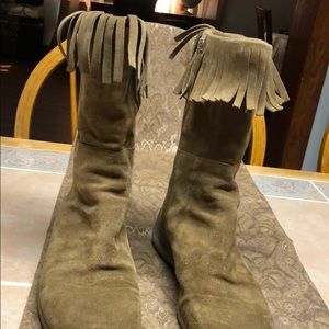 Aerosoles Suede Boots. Sz 9, Tan